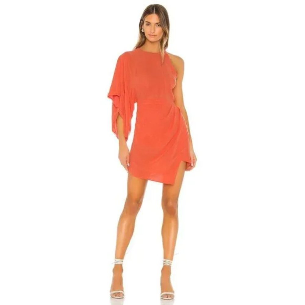 Michael Costello x REVOLVE Lexa Dress in Coral